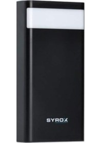 Resim Syrox PB125 50000 Mah Led Göstergeli Fenerli Powerbank 