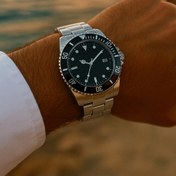 Resim INTRATES Lüks Spectrum Erkek Saati – Çelik Kordon, Hareketli Çerçeve, Takvimli 