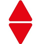 Resim Kırmızı Reflective Reflektif 2'li Üçgen Sticker Paketi Otomobil Motosiklet Reflektif Parlayan Sticker Etiket Modeli 