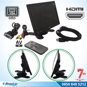 Resim Araç içi Monitör 7" VGA - HDMI - AV Girişli TFT LCD Ekran Diğer