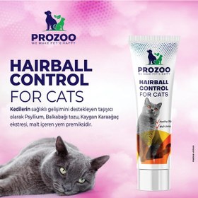 Resim Prozoo Tüy Yumağı Önleyici Attırıcı Kedi İçin Multivitaminli Malt Macun 100 ML 