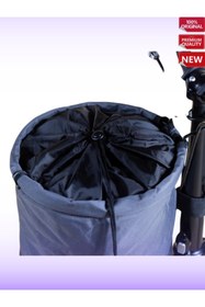 Resim OverPazar Gmb Btwin Katlanır Bisiklet Sepeti - Gri - 10 L 