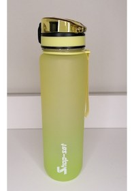 Resim Shop-Set 1000 ML Tritan Motivasyonlu Su Matarası Neon Sarı 