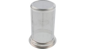 Resim Ticimark Metal Demlik Süzgeci Çay Makinesi 6.5 x 11.5 cm 