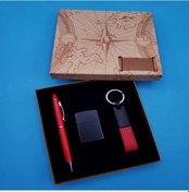 Resim Anahtarlık Çakmak Kalem Hediye Seti Dekoratif Hediyelik 