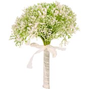 Resim Euroflora HDYEN02462 Yapay Çiçek Gipso Demet Beyaz 28 cm 