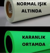 Resim Esemiz Lümen Reflektif Karanlıkta Parlayan Folyo 124cmx50cm 
