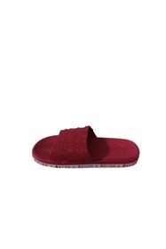 Resim BRN B051-10 Unisex Çocuk Bordo Kaymaz Taban Deniz Plaj Günlük Yürüyüş Terlik 