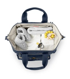 Resim Bebek Bakım Çantası, Çok Bölmeli, Ayarlanabilir Kayışlı, Eller Serbest Taşıma 