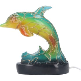 Resim Yunus Şekilli Resin Usb Led Gece Lambası Huiliang Ekru 