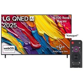 Resim LG 55QNED82A6B 55" 140 Ekran 4K Smart TV AI Sihirli Kumanda HDR10 webOS25 QNED TV 