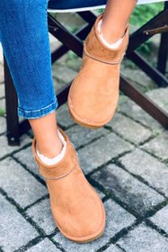 Resim Bambi Taba Süet Kadın Bot & Bootie K02635512002 