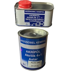 Resim Akzo 4+1Akrilik Astar 1Litre+ Sertleştirici 250 Ml 