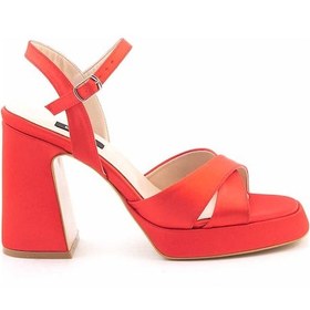 Resim Kemal Tanca Kadın Gece & Abiye Ayakkabı 1210 Kırmızı 