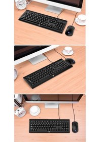 Resim Hp Km100 Kablolu Klavye Mouse Set Kurulumu Kolay Tak Çalıştır Şık 
