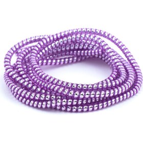Resim SPELT Şarj Aleti Kablosu Kablo Kordon Koruyucu Spiral Sarma Kılıf Koruma Mor Purple Shine 