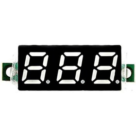 Resim Saatistan Mini Dijital Voltmetre 3.5-30V, Kablo Bağlantılı, 0.28 İnç Ekran 