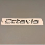 Resim Topshop1 Skoda Octavia Car Emblem Silvery Dayanıklı Plastik Bagaj Rozeti Siyah Bej 2002-2021 
