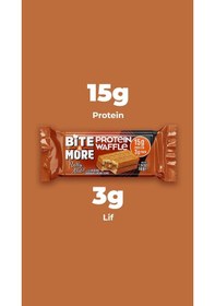 Resim Bite&more Protein Waffle 55 Gram X 1 Adet Fındık 