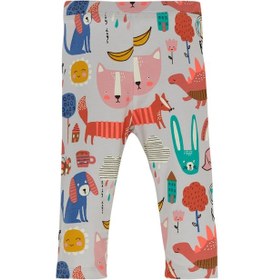 Resim Lovetti Kız Çocuk Roaring Animals Desen Kapri 1212 Çok Renkli 