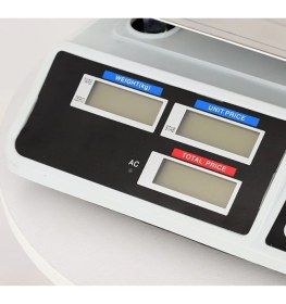 Resim Xnews Metal Ölçüm Tartısı Elektronik Terazi Bakkal Manav Market ve Pazarcı Tartısı 40KG 