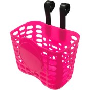 Resim Rectus Bisiklet Ön Sepet Plastik Askılı Model 16 - 20 Jant Pembe 