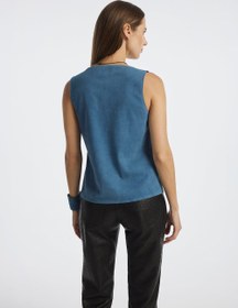Resim Ovale Suede Top - M 