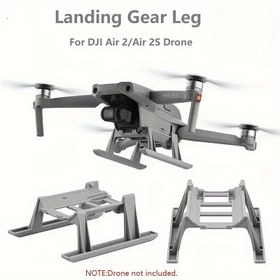 Resim DJI Air 2/Air 2S İniş Takımı, Katlanamaz, 2,5cm Yükseklik Artışı, Gri, ABS Malzeme, Uzaktan Kumanda Drone Aksesuarları, 1:12 Ölçek Modeli 
