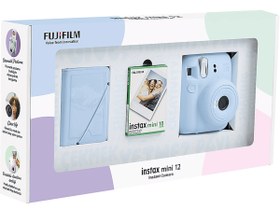 Resim FUJIFILM Mini 12 Pastel Eko Bundle Box Anlık Fotoğraf Makinesi Mavi 