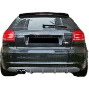 Resim Audi A3 2009 - 2012 Arka Difüzör Boyasız 
