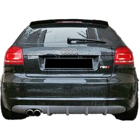 Resim Audi A3 2009 - 2012 Arka Difüzör Boyasız 
