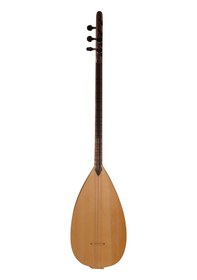 Resim Telli Çalgı Yapım Kısa Sap Oyma Dut 42 Tekne Profesyonel Bağlama 