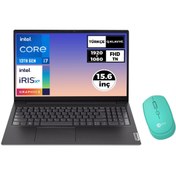 Resim Lenovo V15 Gen 4 I7-1355U 16GB 512GB SSD 15.6" Fhd Freedos Laptop + Mouse 83A100KXTR 025 