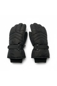 Resim Mustran Erkek İçi Polarlı Suya Dayanıklı L ve XL Beden Motosiklet Günlük Kayak Eldiveni Siyah 