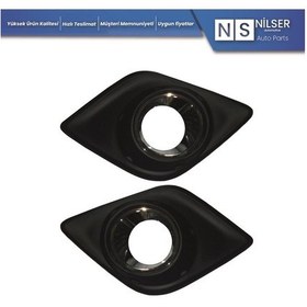 Resim Toyota Uyumlu Hilux Sis Kapağı Sağ-Sol Takım (Sisli-Krom) 2015-2017 