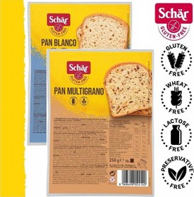Resim Schar 6'lı Glutensiz Ekmek Seti Pan Blanco Pan Multigrano 250g 6 