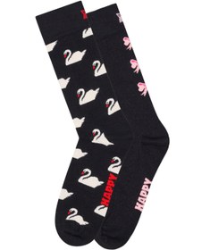 Resim Happy Socks Kadın Siyah Desenli Pamuklu Çorap - Pembe / 36-40 