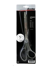 Resim Niceday Scissors Deluxe 26cm Siyah/Gri Makas 