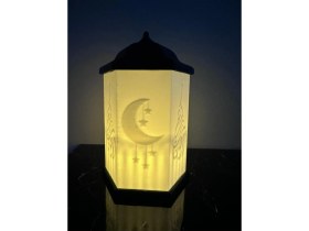 Resim Özbience Şık ve Parlak Ramazan Feneri, Özel Tasarım, El Yapımı, Dekoratif Aydınlatma 