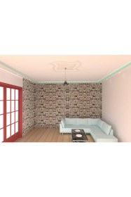 Resim Motifpiyer Lamba Tavan Göbeği DÜZ4K-MODEL-ES-KOSE-KARE-90CM-DIŞ-ÇITALI 
