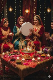 Resim Genel Markalar 1 Adet 32 Cm Süssüz Deri Kına Tefi düğün,kına , sünnet, kına gecesi 