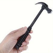 Resim 1 adet Mini Çekiç, Demir ve Plastik Çift Malzeme Yuvarlak Başlı Çekiç, Takı Yapımı, DIY El Sanatları Model Yapımı Araçları, Takı Yapımı Araçları ve Aksesuarları 
