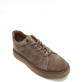 Resim LUCIANO BELLINI LUCIANO BELLİNİ VİZON SÜET DERİ ERKEK SNEAKER AYAKKABI 
