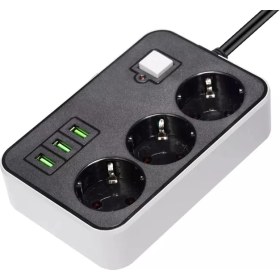 Resim 3 Usb’li 3’lü 1.8 M Akım Korumalı Priz 