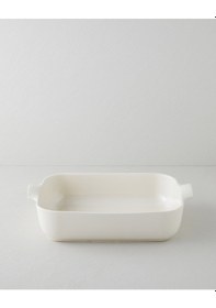 Resim English Home Hecha Seramik Dikdörtgen Fırın Kabı 40 Cm Krem Krem 