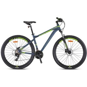 Resim Kron Xc 100 - 29" Mtb - 18' - 21 Vites - H.dısc - Mat Gri-gri/neon Sarı Gri - Sarı 