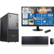 Resim Lenovo Thinkcentre Neo 50T Gen5 Intel Core I7 14700 16GB Ddr5 256GB SSD 23.8 Inç Monitör Windows 11 Pro Nvidia GT730 4gb Masaüstü Bilgisayar 7302412UAS0GL00P01 + Zetta Flash Bellek 