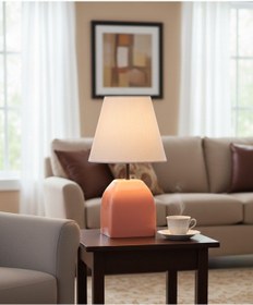 Resim Dekoratif Konik Seramik Abajur Abj0012 