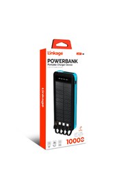Resim Dorasan Linkage LKP48 10.000 Mah Güneş Enerjili LCD Göstergeli Kablolu Powerbank - Hızlı Şarj 