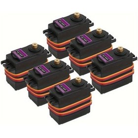 Resim Motion003 6'lı Paket Mg996r 4/6 Adet 180 Derece Metal Dişli Dijital Servo Motor Rc Robot Ardu 